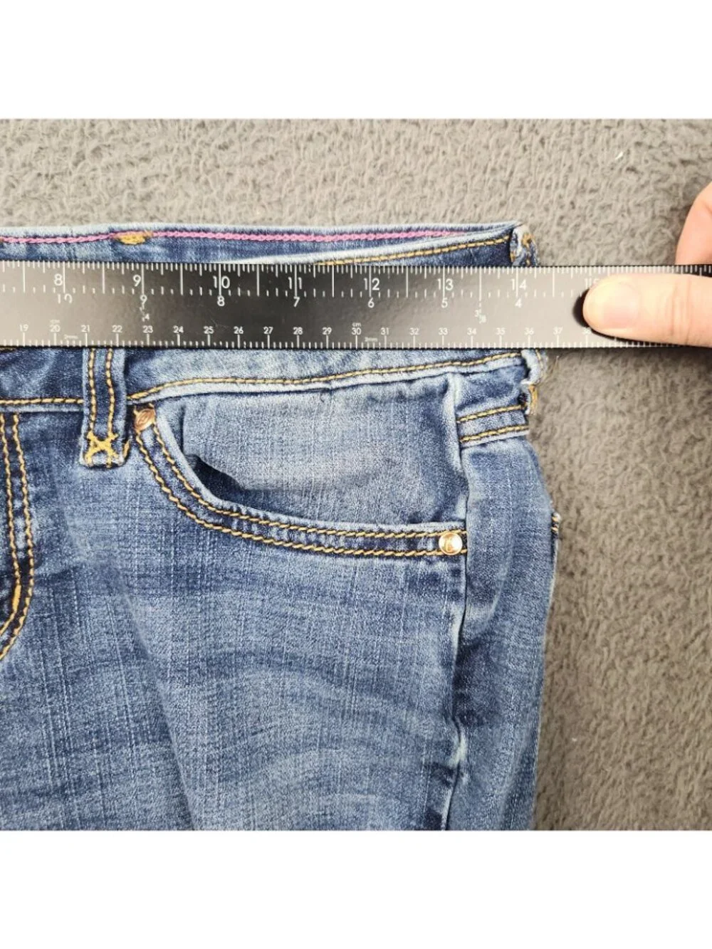 Women's Wrangler Retro Mae Mid Rise Bootcut Jean 27/3 x 32 Western Cowgirl 9MWZ - Picture 4 of 11